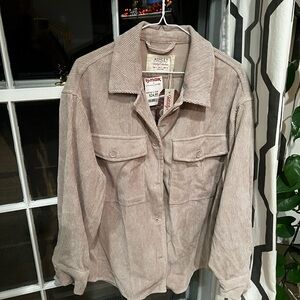 Ashley corduroy type oversized jacket/shirt.